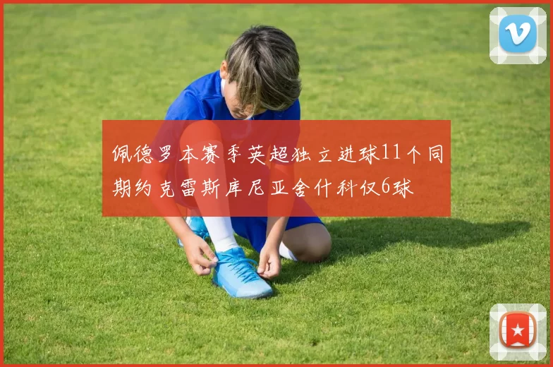 佩德罗本赛季英超独立进球11个同期约克雷斯库尼亚舍什科仅6球