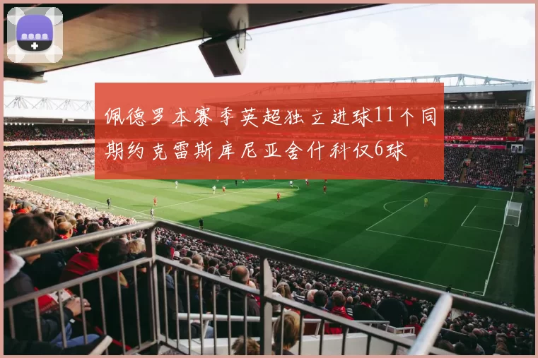 佩德罗本赛季英超独立进球11个同期约克雷斯库尼亚舍什科仅6球