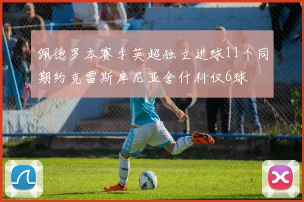 佩德罗本赛季英超独立进球11个同期约克雷斯库尼亚舍什科仅6球