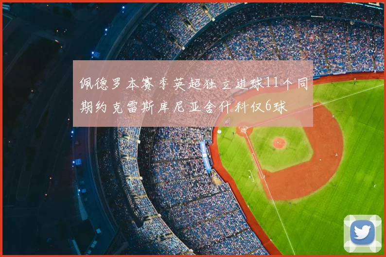 佩德罗本赛季英超独立进球11个同期约克雷斯库尼亚舍什科仅6球