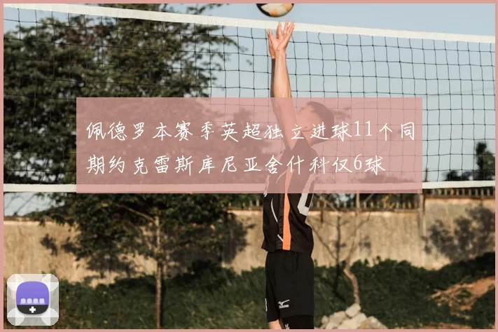 佩德罗本赛季英超独立进球11个同期约克雷斯库尼亚舍什科仅6球