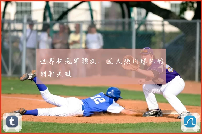 世界杯冠军预测:五大热门球队的制胜关键